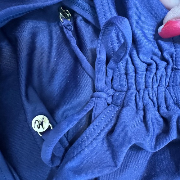 ❤️ANNE COLE SIGNATURE NAVY BIKINI/SWIM BOTTOM SIZE: LARGE - Picture 5 of 6